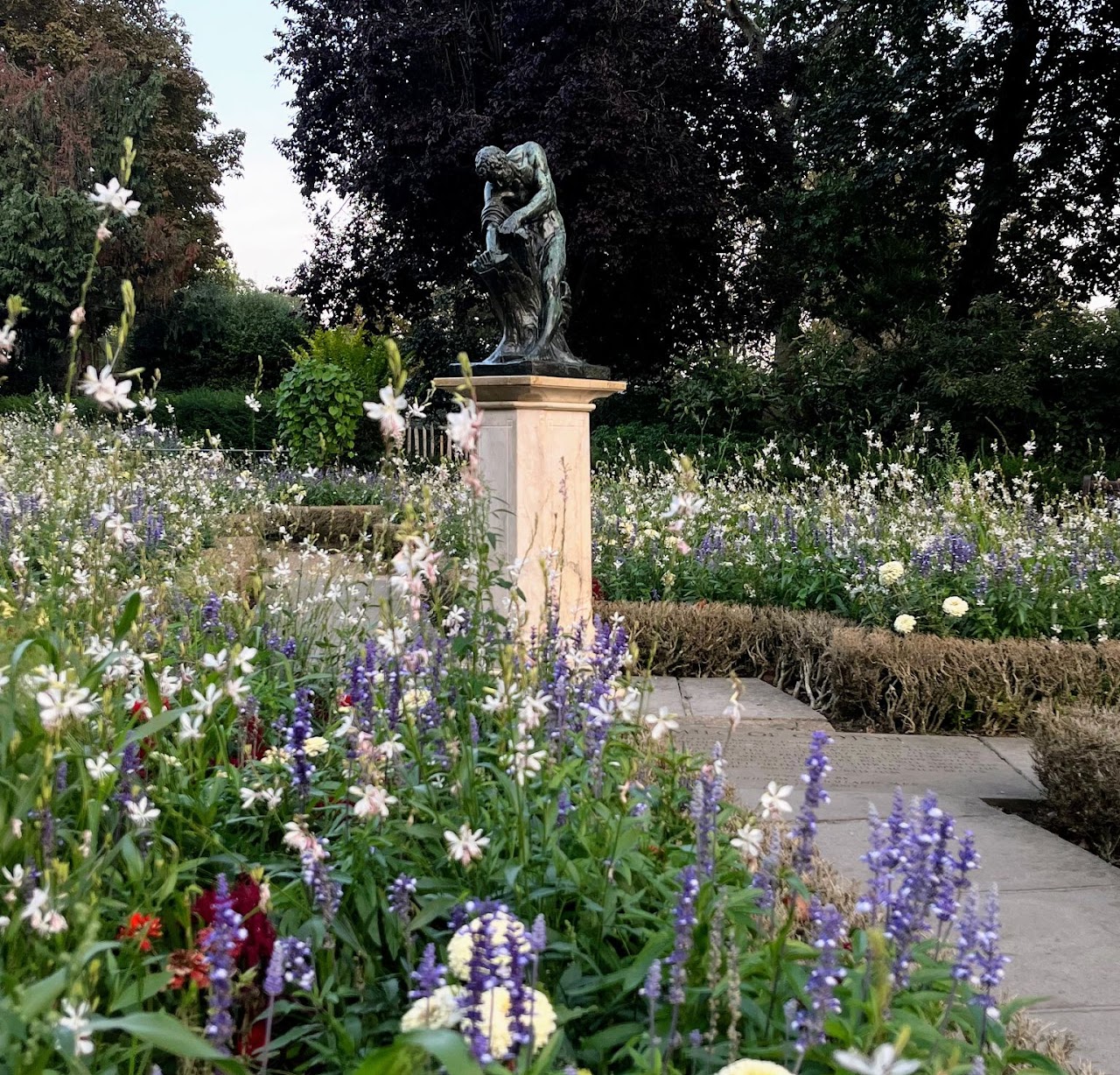 ロンドンの公園にて。